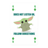 Star Wars The Mandalorian 'The Child' Waddingtons Number 1 Playing Cards | Winning Moves UK