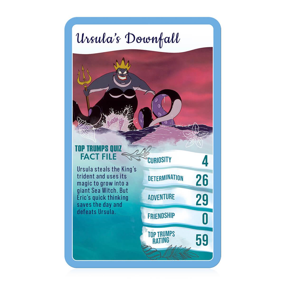 Little Mermaid Top Trumps Card Game | Winning Moves UK