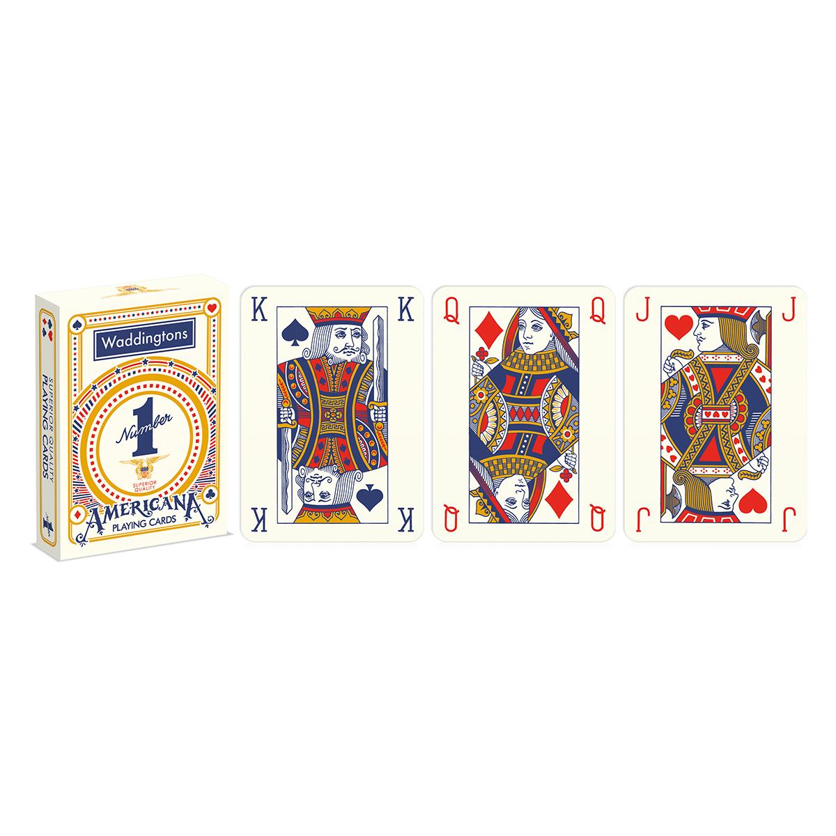 Americana Waddingtons Number 1 Playing Cards | Winning Moves UK
