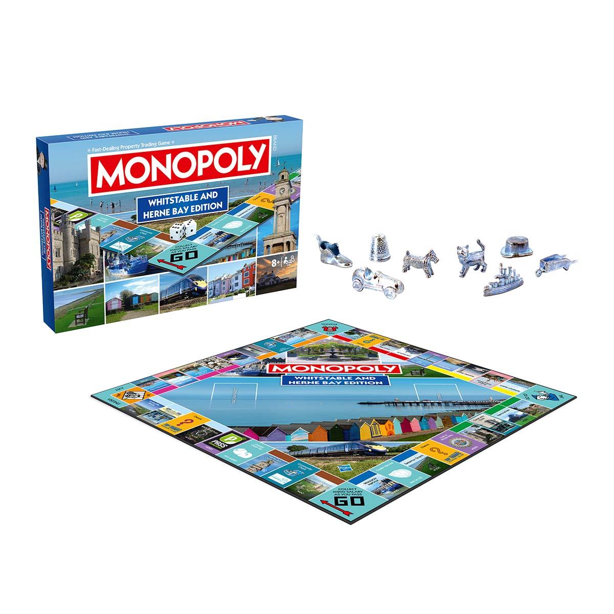 Whitstable and Herne Bay Monopoly Board Game | Winning Moves UK