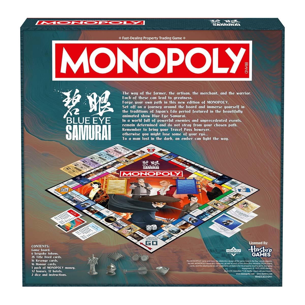 Blue Eye Samurai Monopoly Board Game | Winning Moves UK