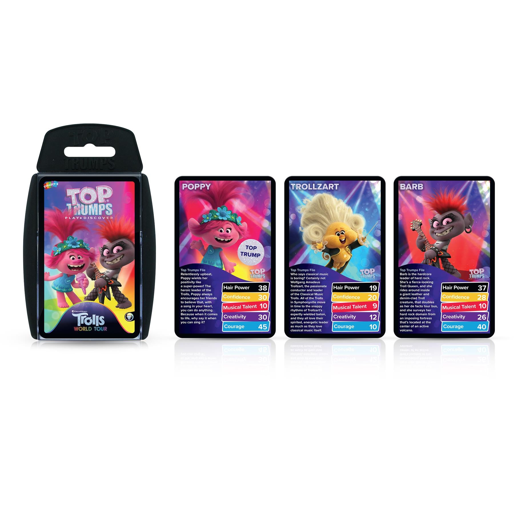 Trolls World Tour Top Trumps Card Game | Winning Moves UK