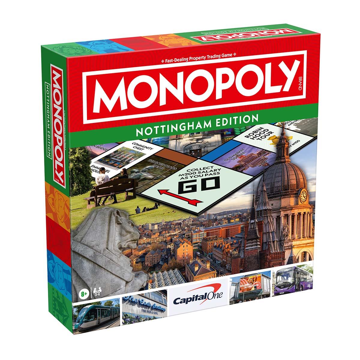 Nottingham Monopoly Board Game | Winning Moves UK