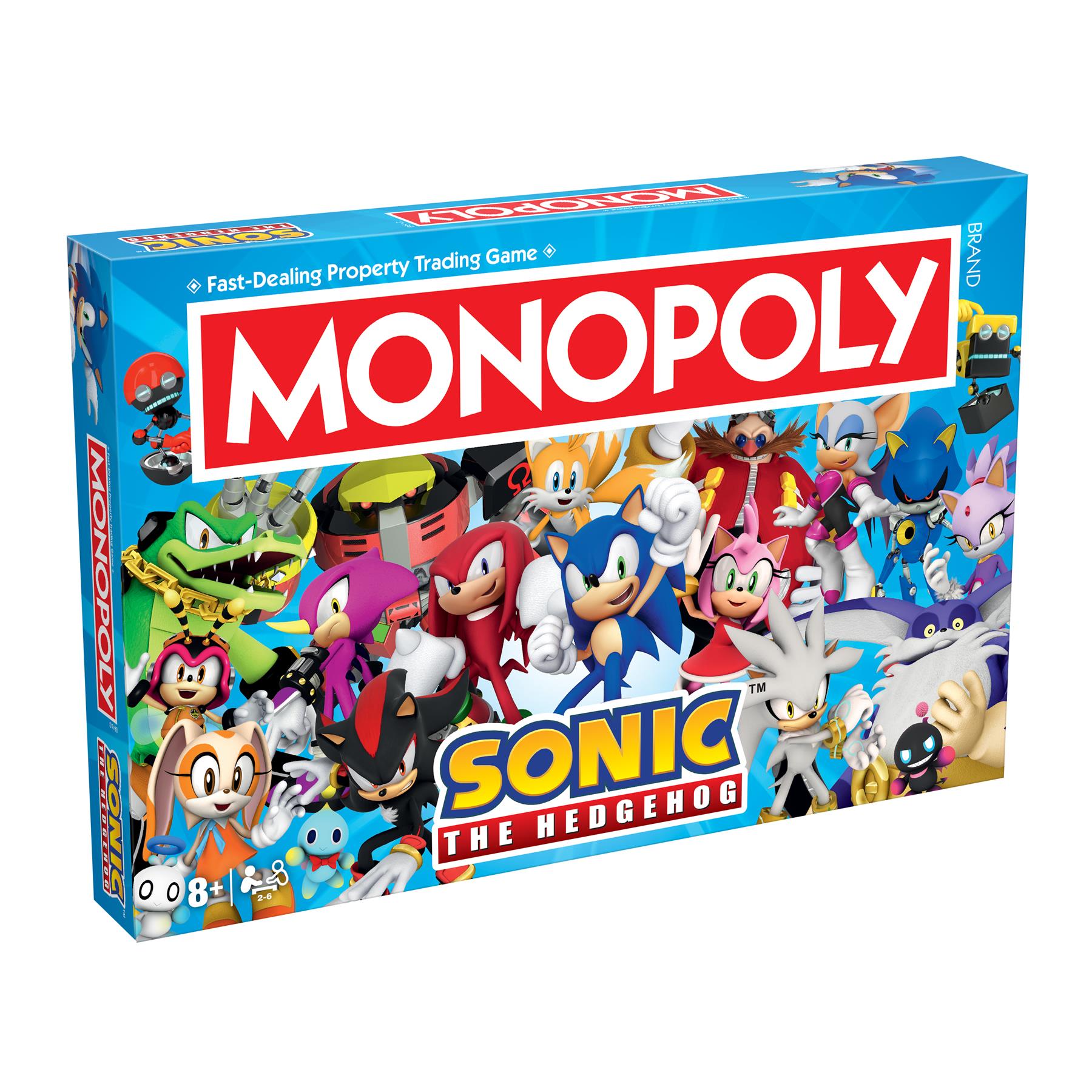 Sonic the Hedgehog Monopoly Board Game | Winning Moves UK
