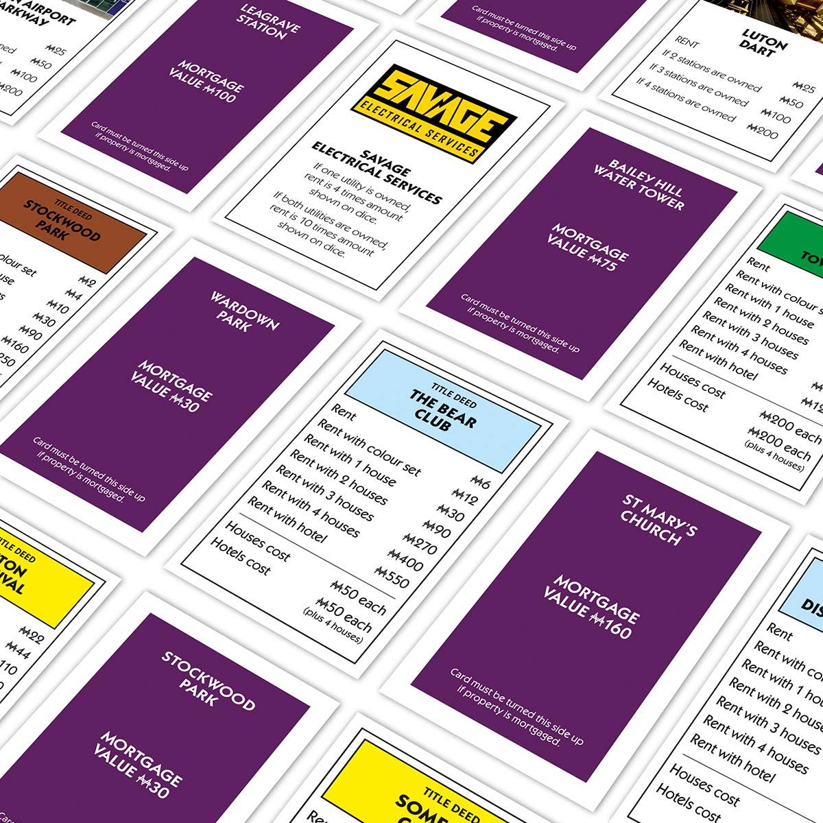 Luton Monopoly Board Game | Winning Moves UK