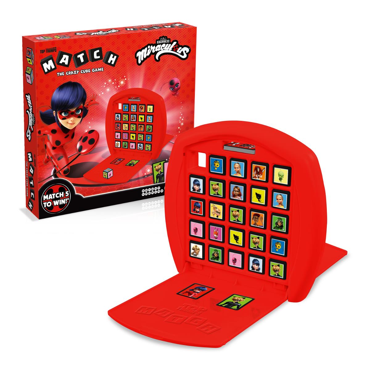 Miraculous Top Trumps Match - The Crazy Cube Game | Winning Moves UK