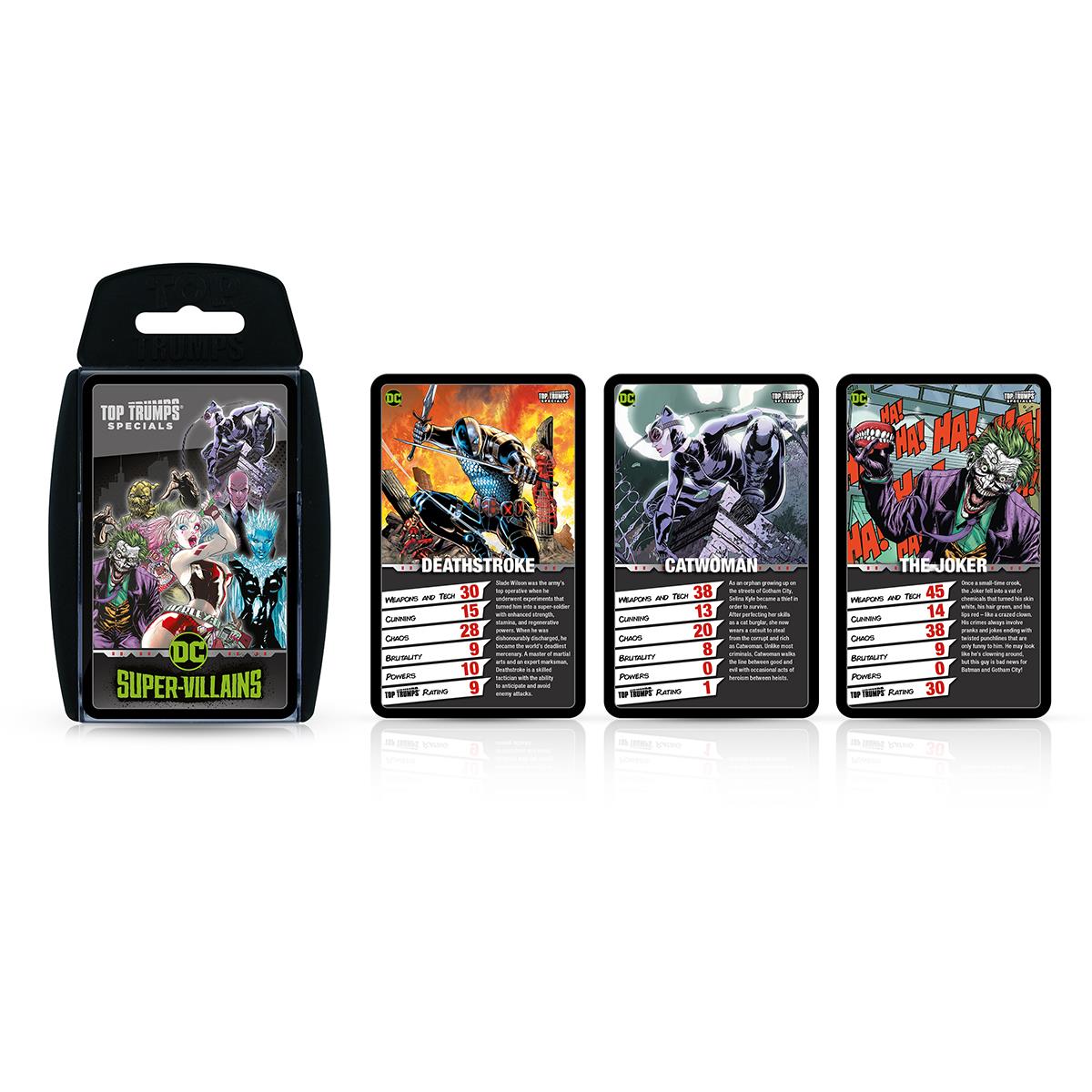 DC Super Villains Top Trumps Card Game | Winning Moves UK
