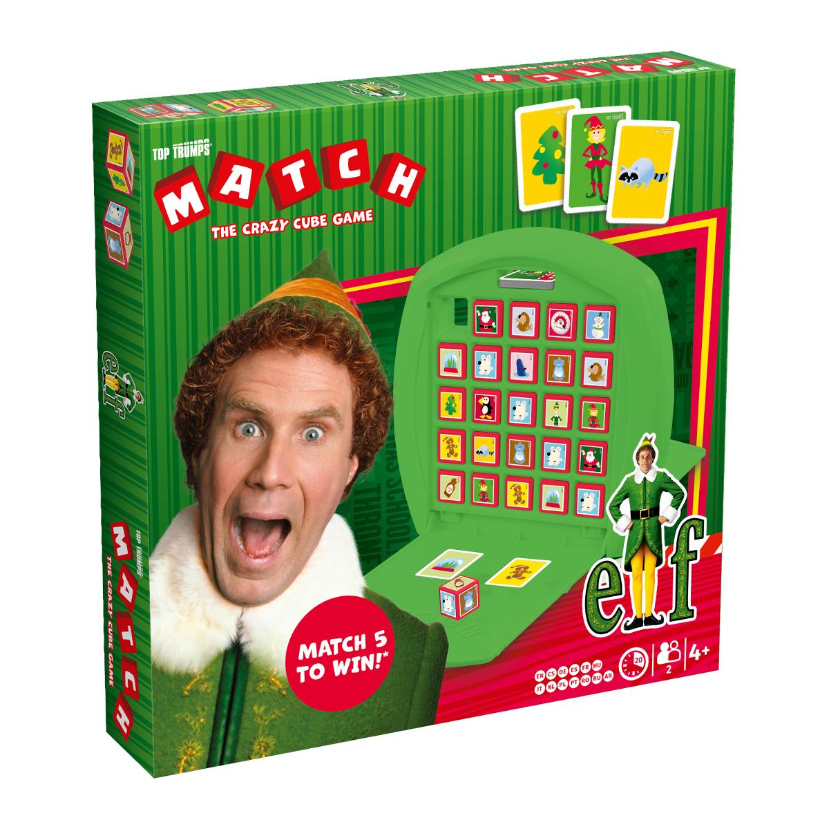 Elf Top Trumps Match Board Game | Winning Moves UK