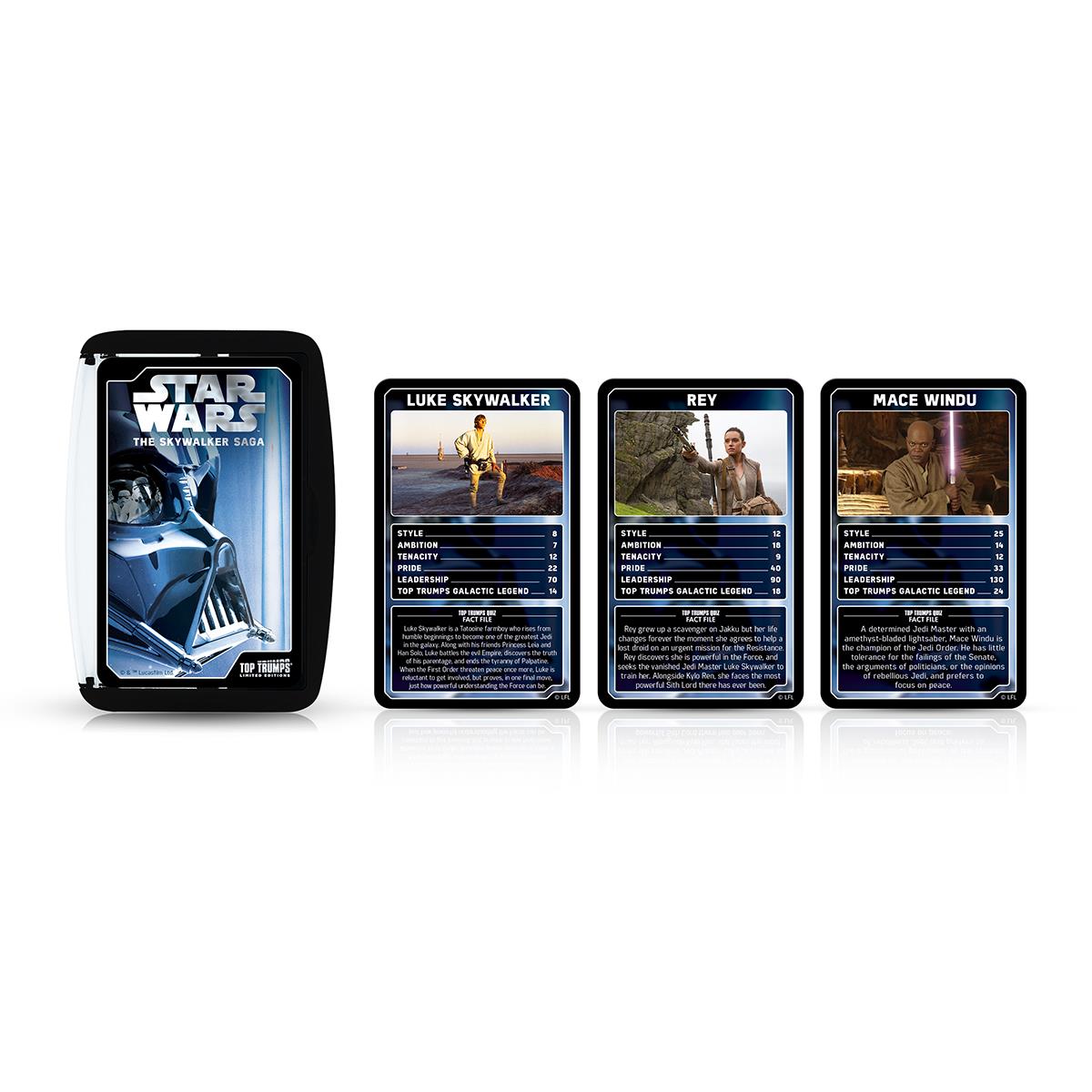 Star Wars Episodes 1-9 Skywalker Saga Trumps Card Game | Winning Moves UK