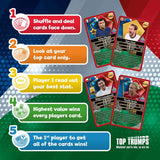 World Football Stars Top 200 Top Trumps Card Game – Chrome Pack Starter Kit