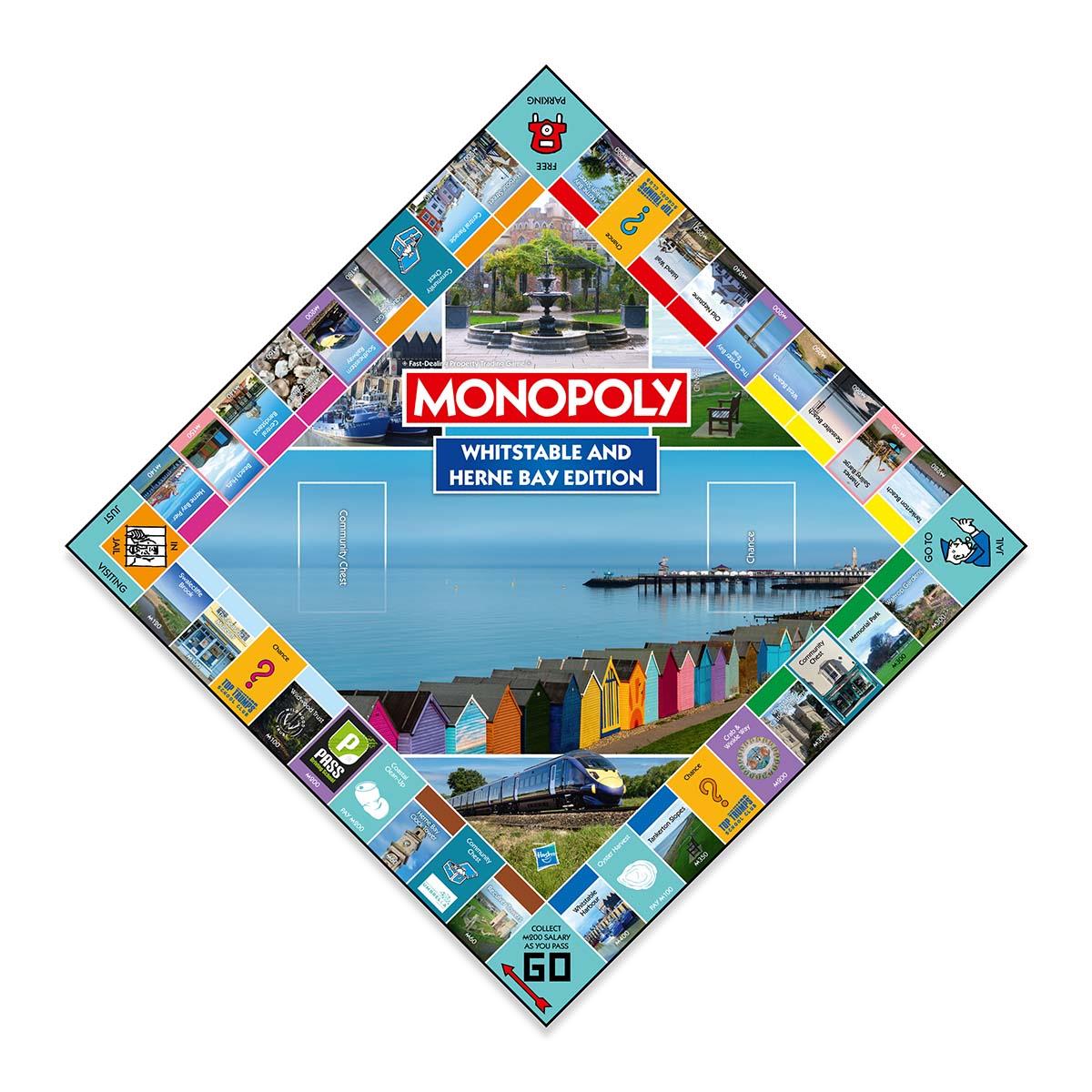 Whitstable and Herne Bay Monopoly Board Game | Winning Moves UK