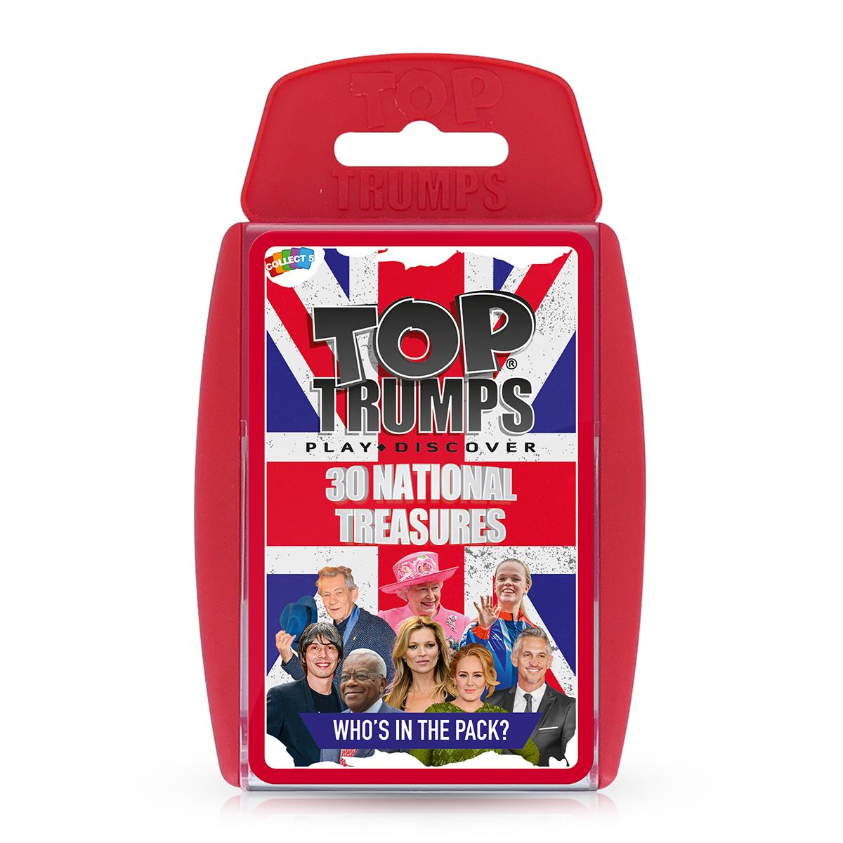 National Treasures Top Trumps Card Game | Winning Moves UK