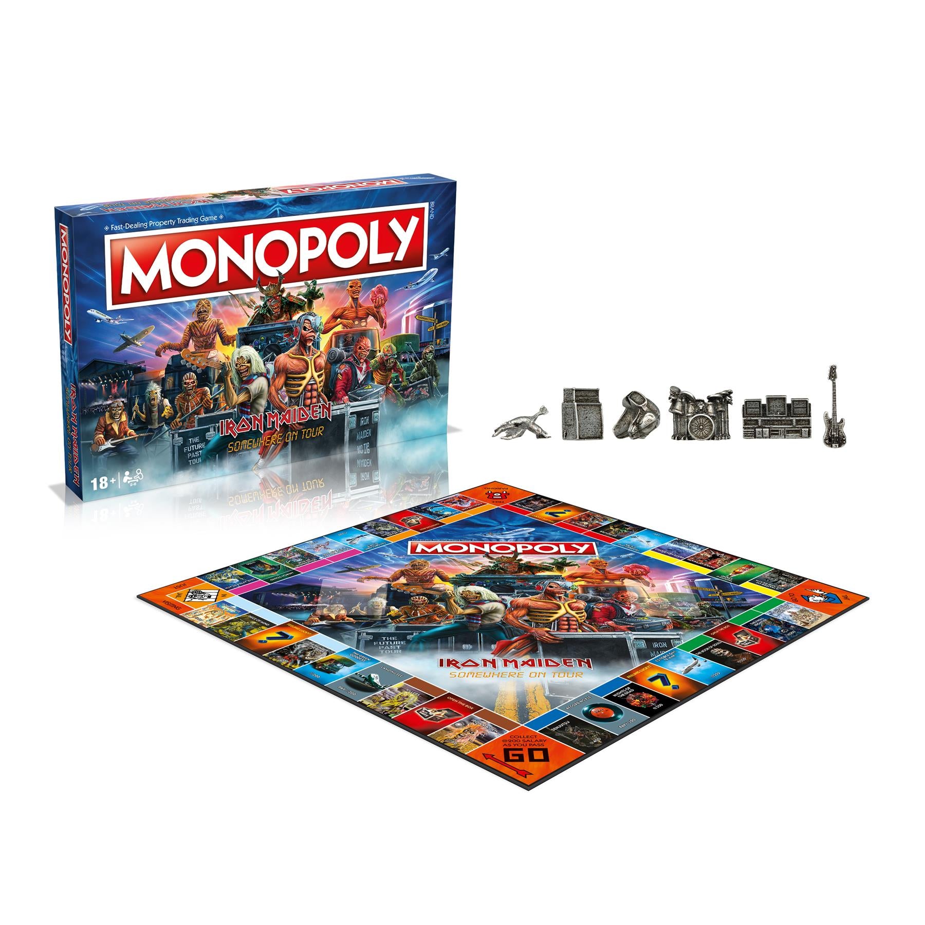 Iron Maiden Monopoly Board Game | Winning Moves UK