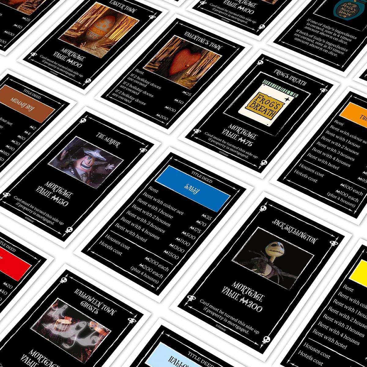 Nightmare Before Christmas Monopoly Board Game | Winning Moves UK