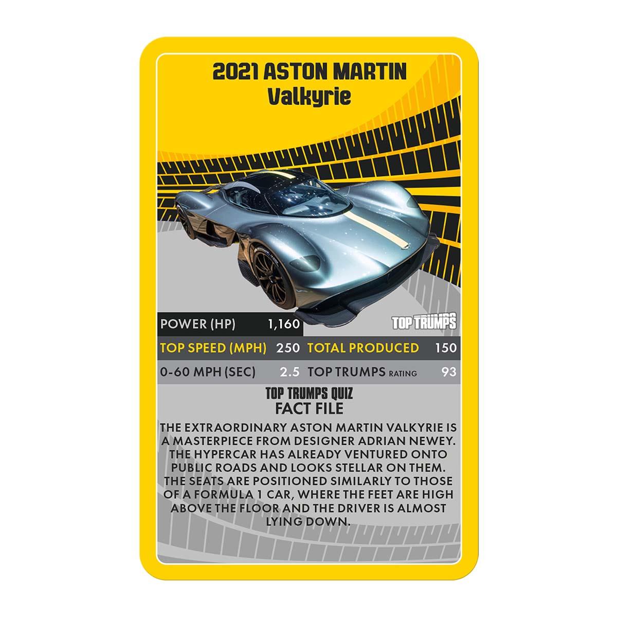 Supercars Top Trumps Card Game | Winning Moves UK