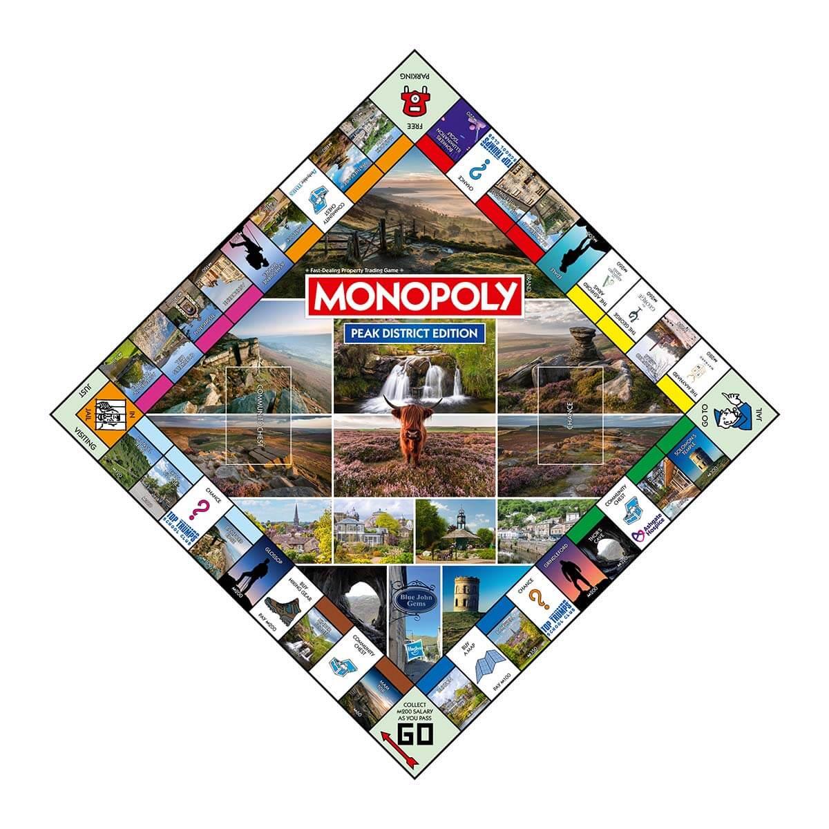 Peak District Monopoly Board Game | Winning Moves UK