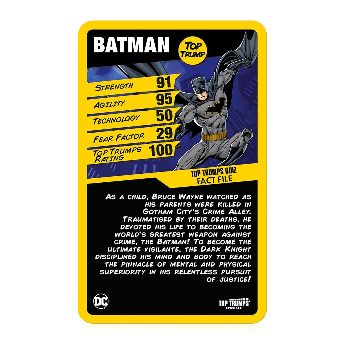 Batman Top Trumps Card Game | Winning Moves UK