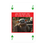 Star Wars The Mandalorian 'The Child' Waddingtons Number 1 Playing Cards | Winning Moves UK