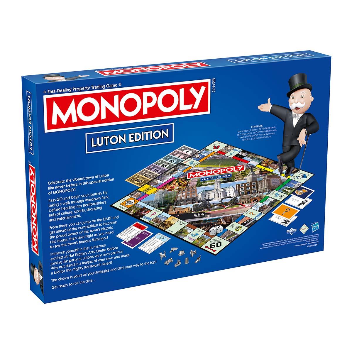 Luton Monopoly Board Game | Winning Moves UK