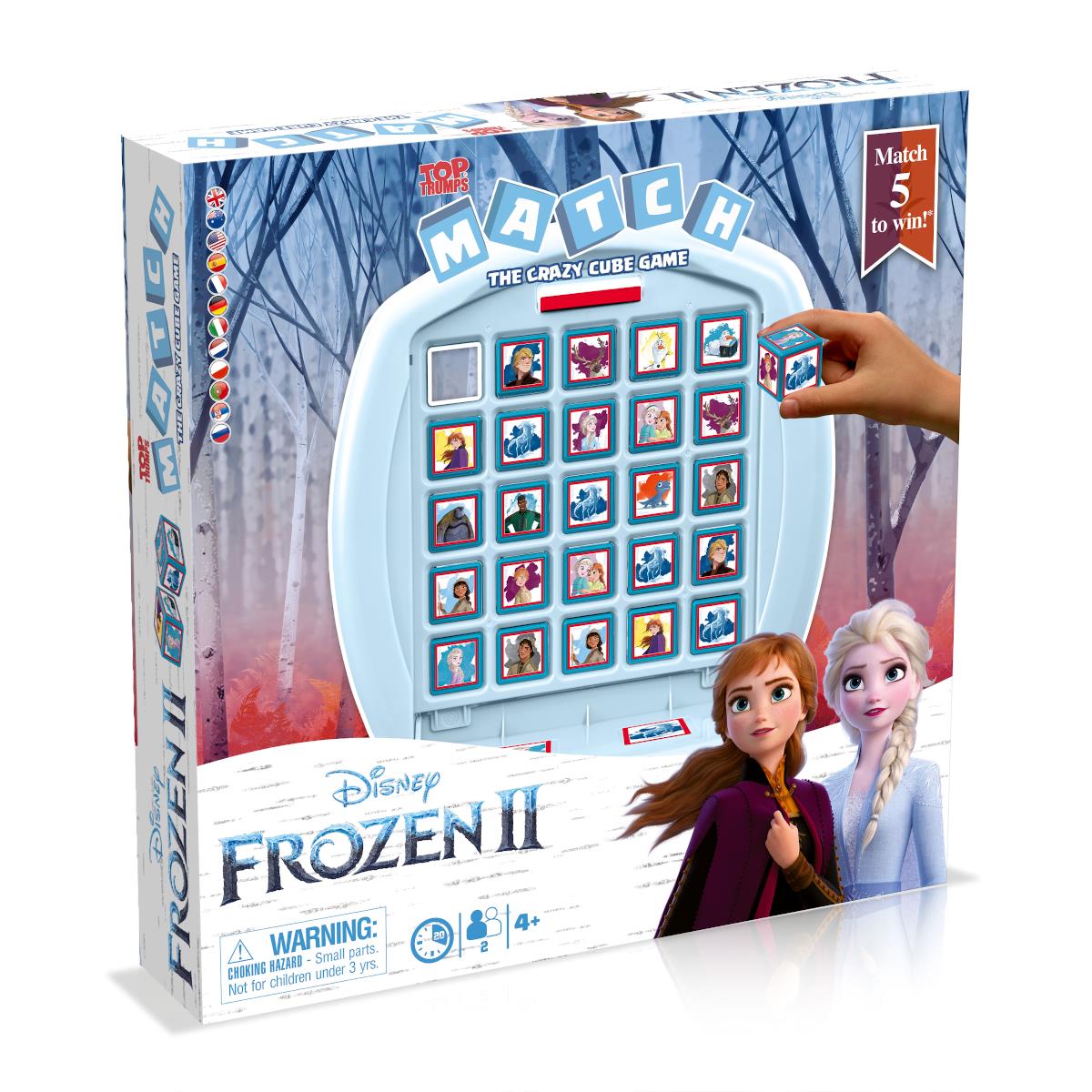 Frozen 2 Top Trumps Match - The Crazy Cube Game | Winning Moves UK