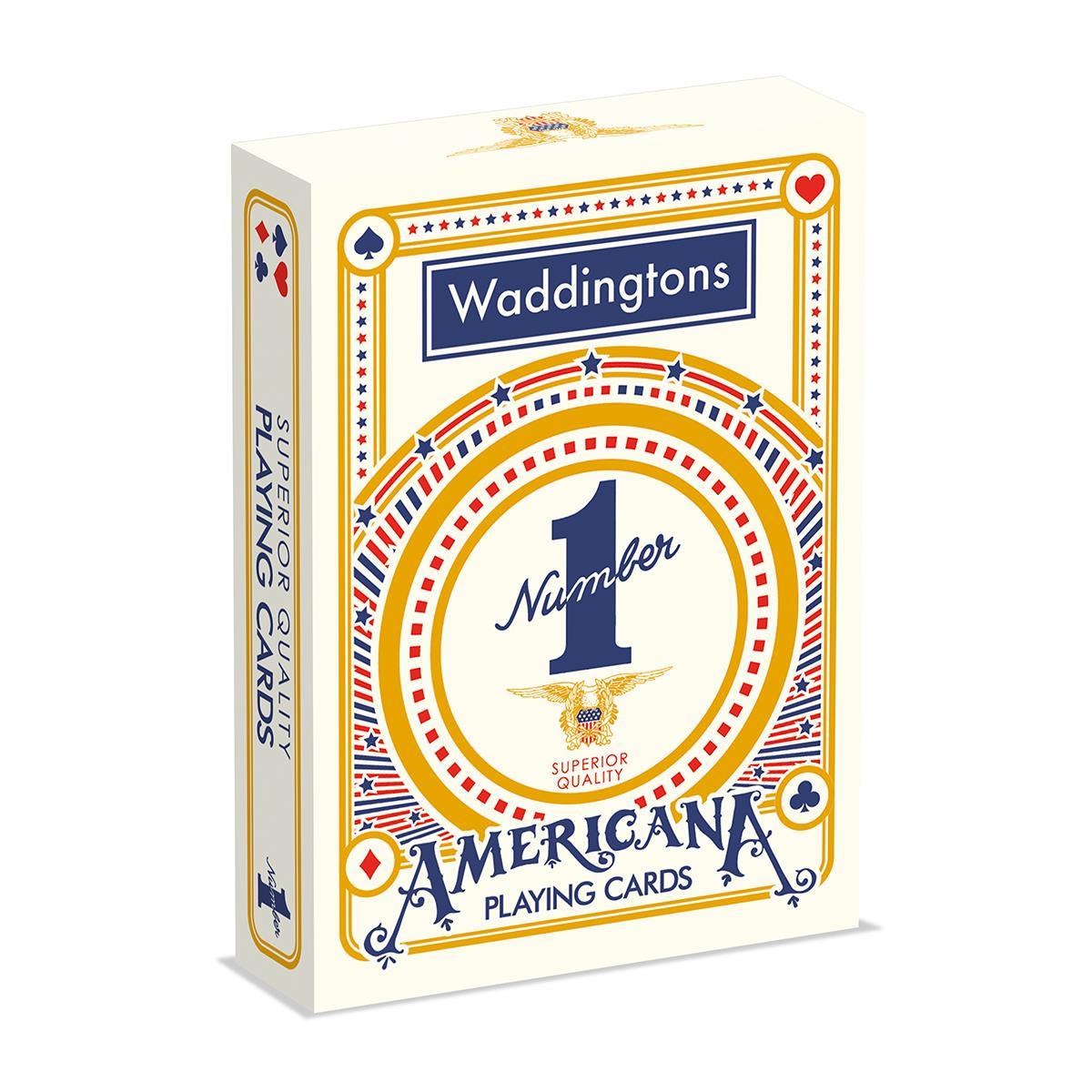 Americana Waddingtons Number 1 Playing Cards | Winning Moves UK