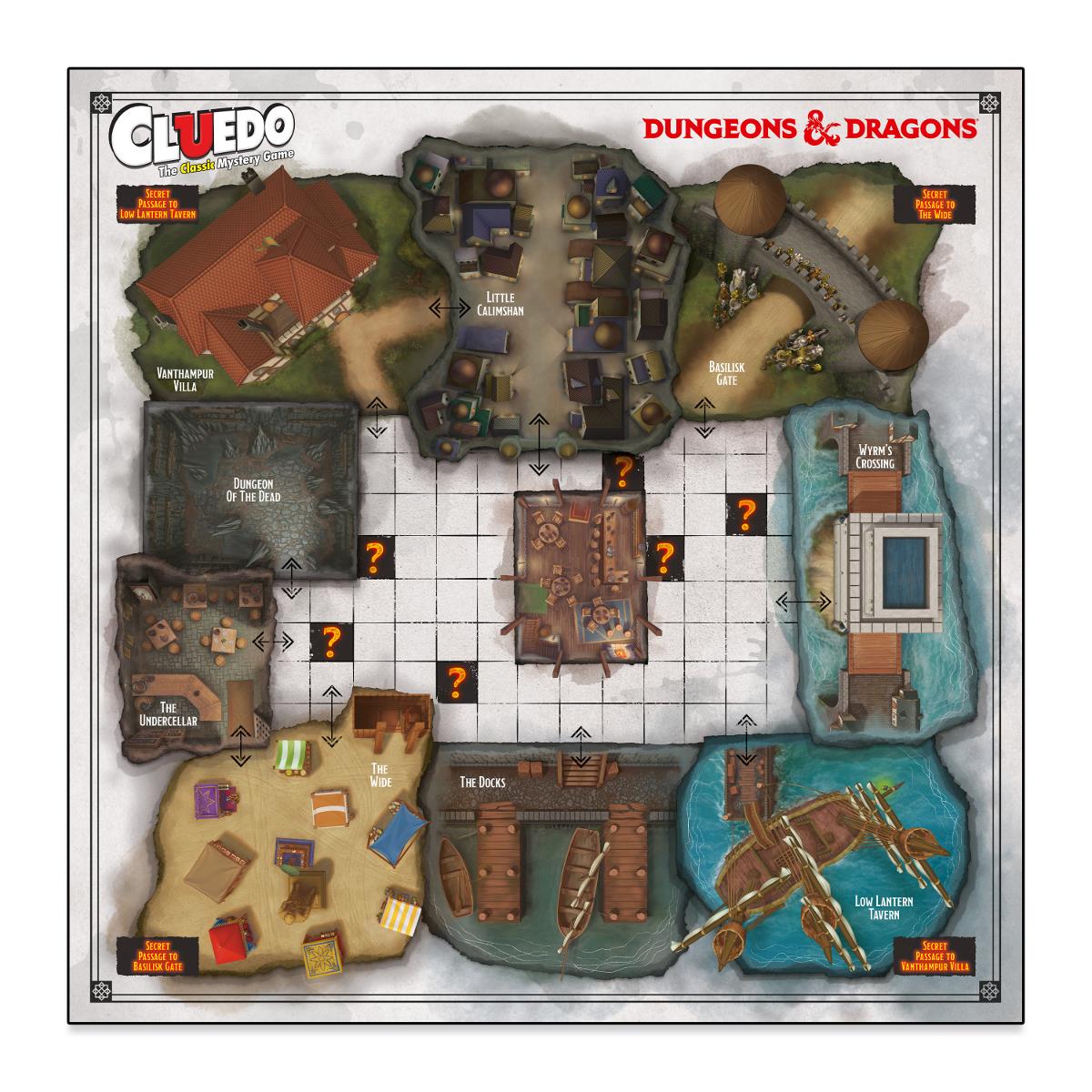Dungeons & Dragons Cluedo Board Game | Winning Moves UK