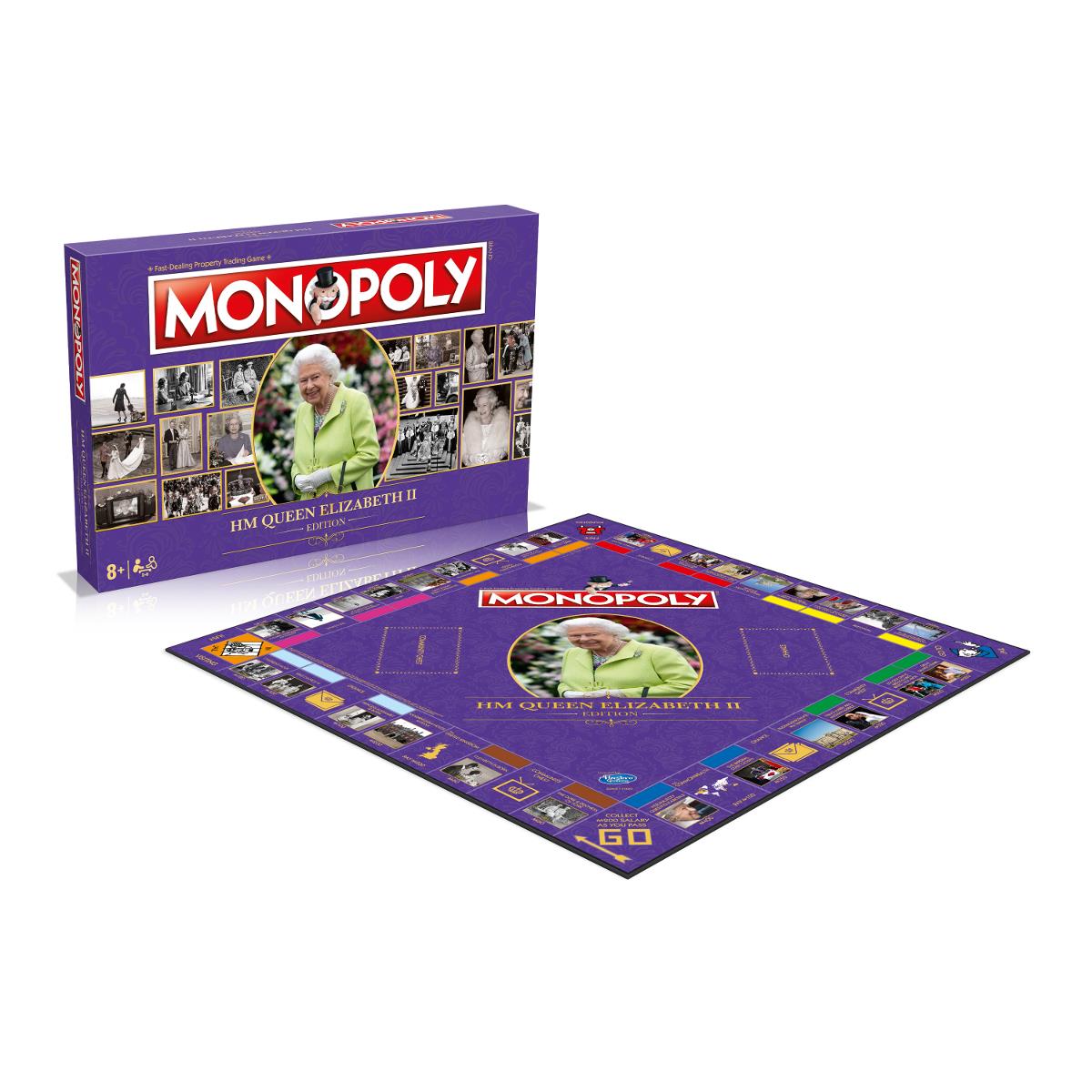 HM Queen Elizabeth II Monopoly Board Game | Winning Moves UK
