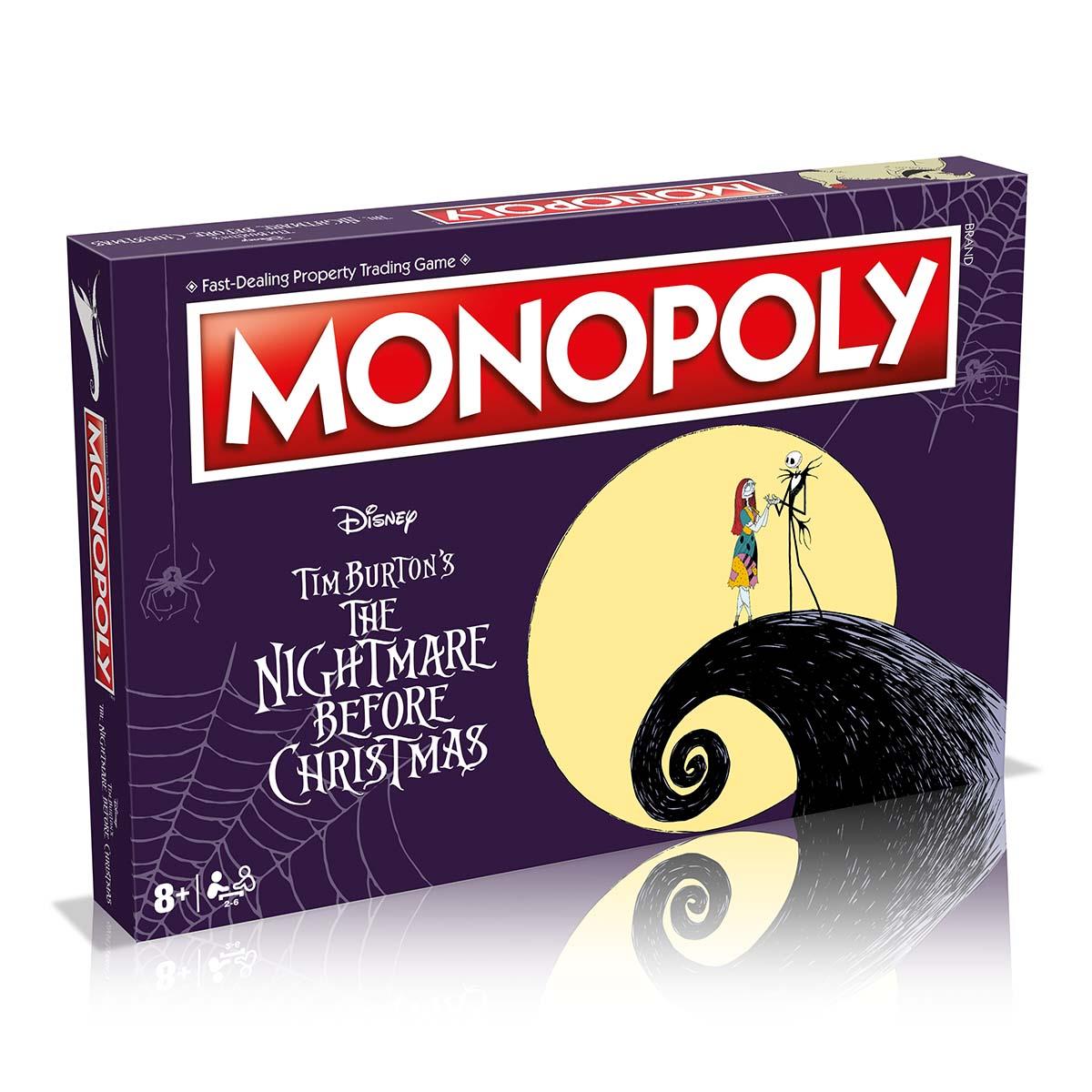 Nightmare Before Christmas Monopoly Board Game | Winning Moves UK