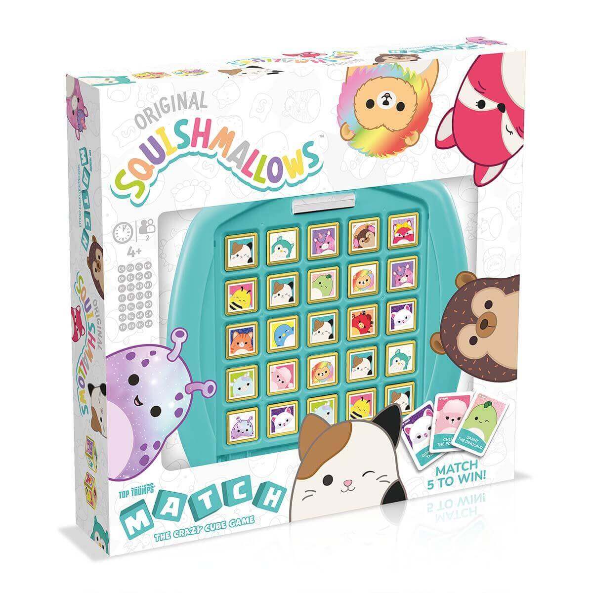 Squishmallows Top Trumps Match - The Crazy Cube Game | Winning Moves UK