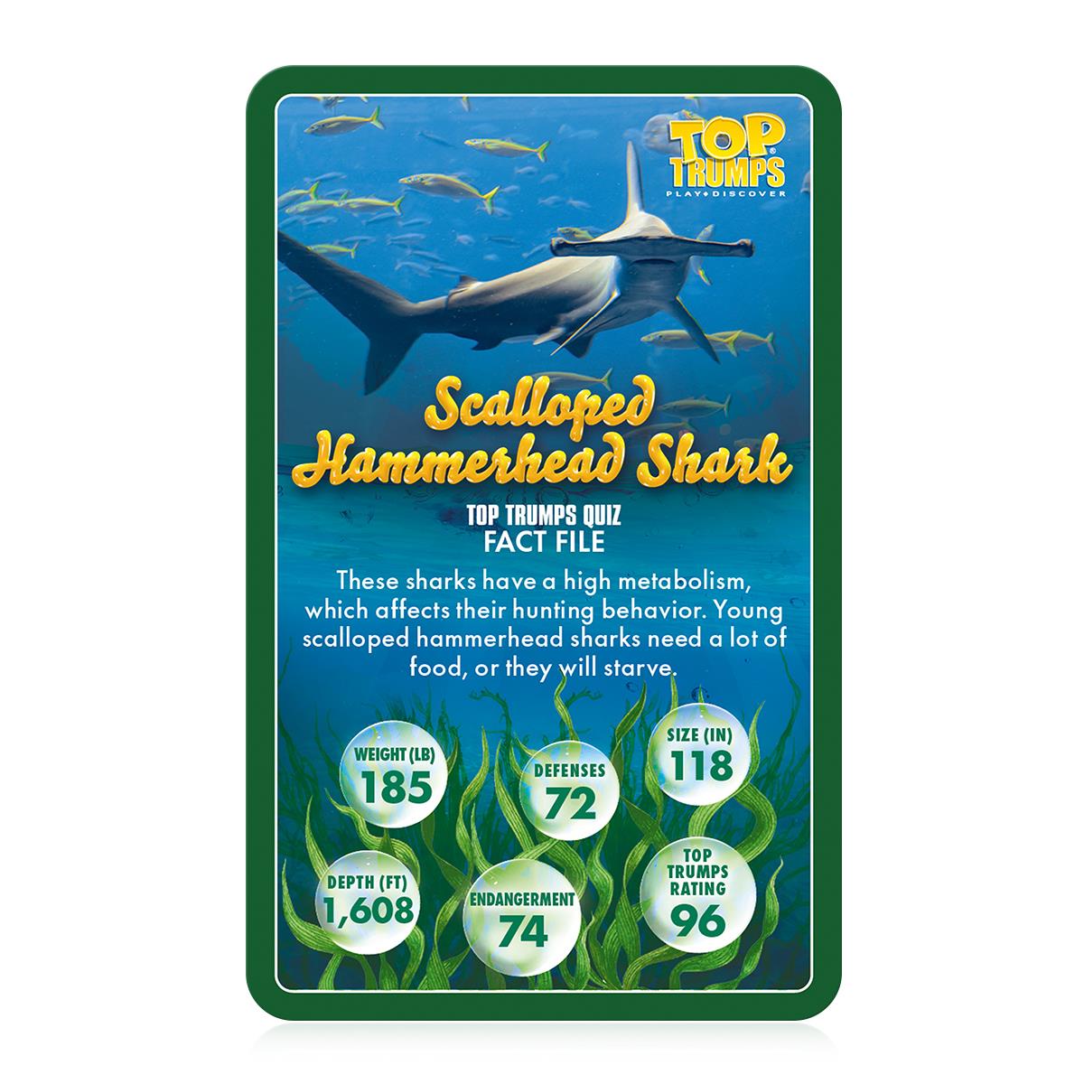 Sealife in Danger Top Trumps Card Game | Winning Moves UK
