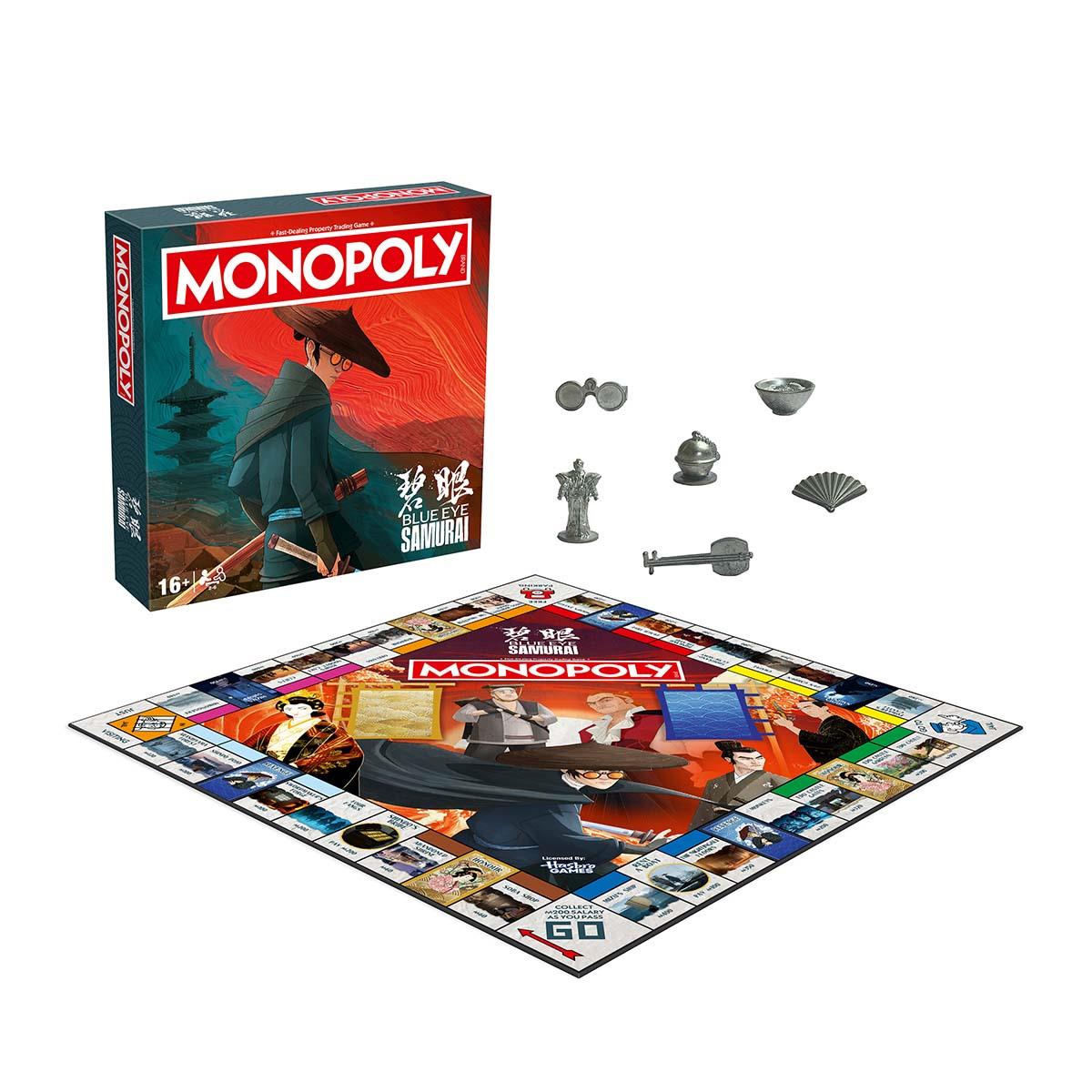 Blue Eye Samurai Monopoly Board Game | Winning Moves UK