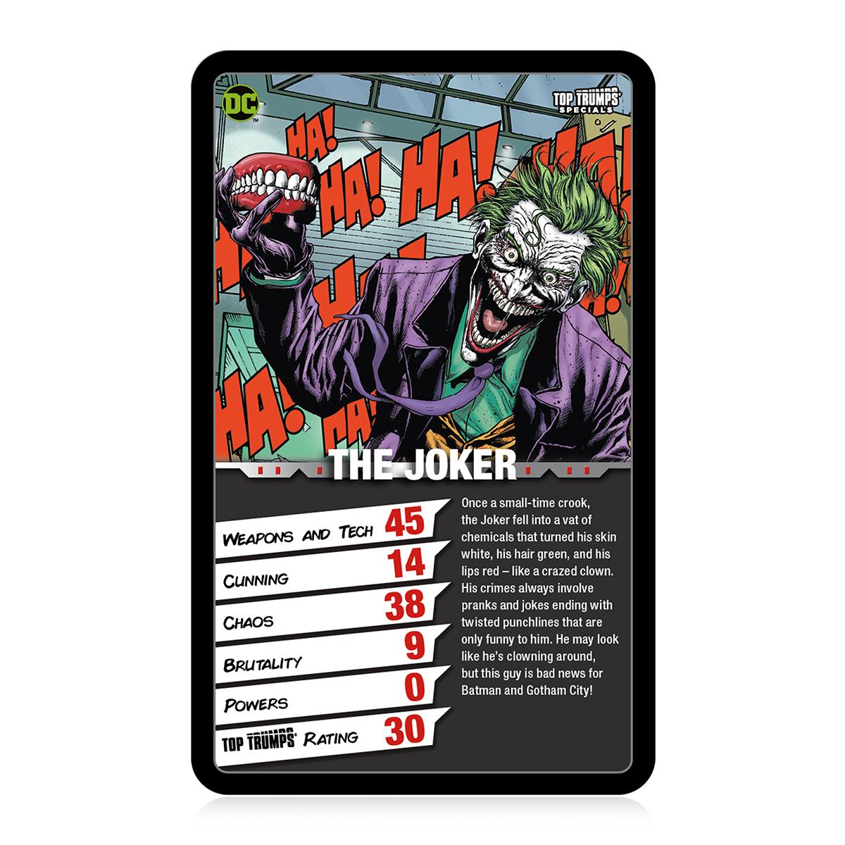 DC Super Villains Top Trumps Card Game | Winning Moves UK