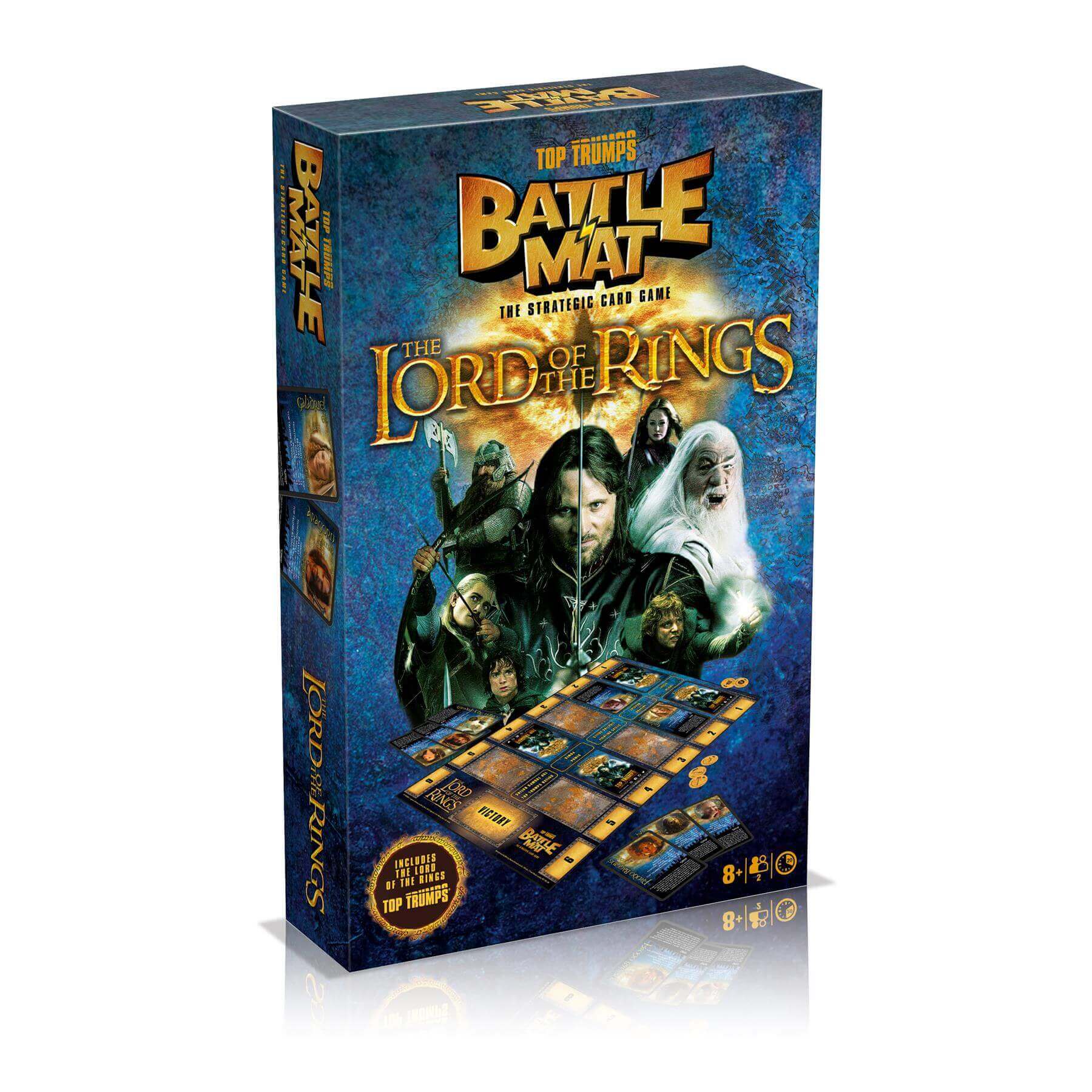 Lord of the Rings Top Trumps Battle Mat Card Game | Winning Moves UK