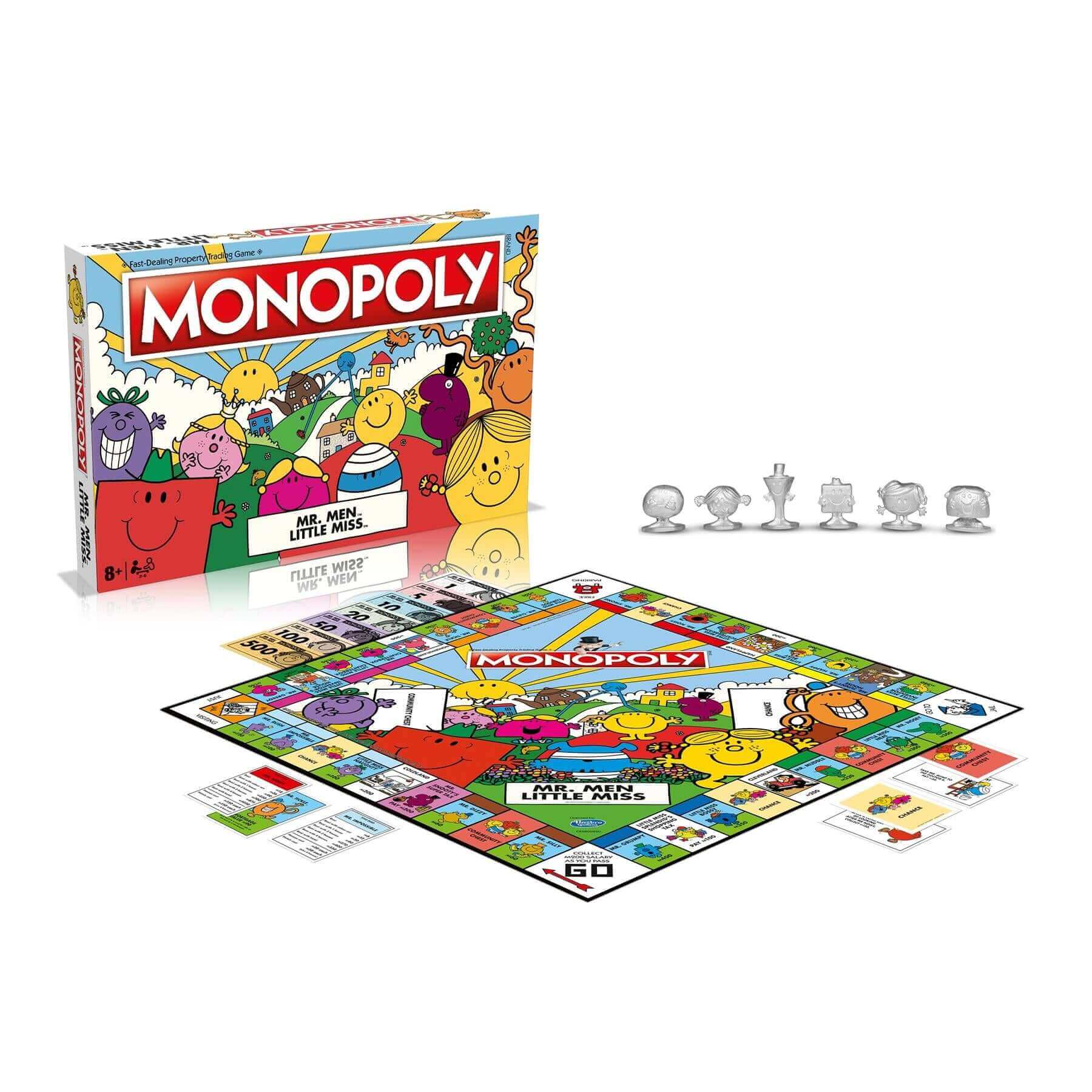 Mr Men & Little Miss Monopoly Board Game | Winning Moves UK