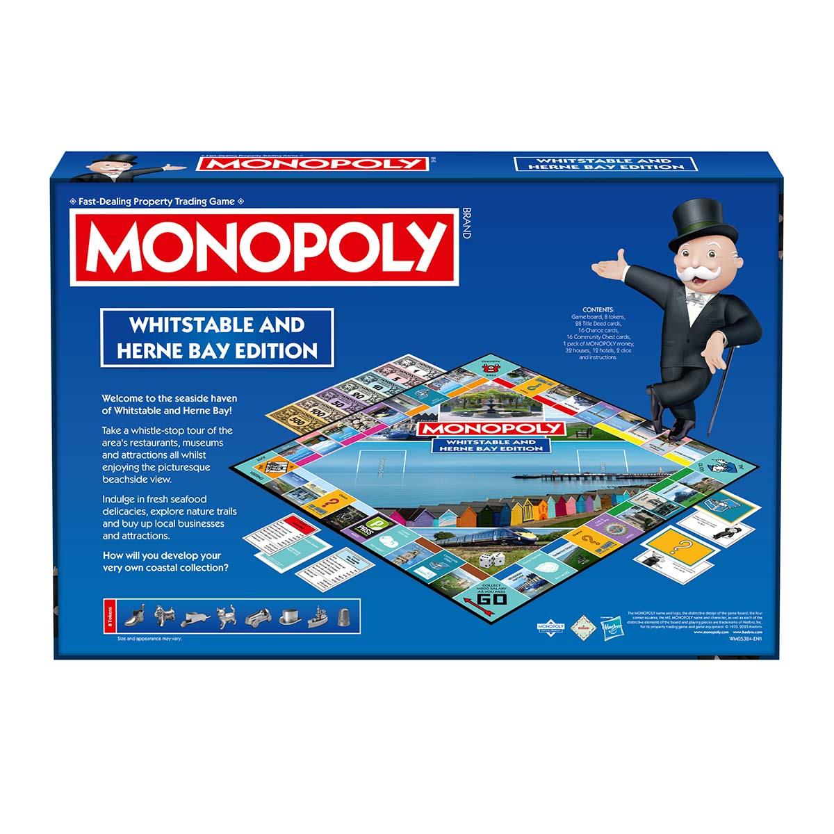 Whitstable and Herne Bay Monopoly Board Game | Winning Moves UK