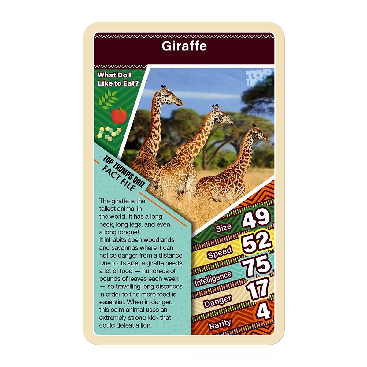 African Wildlife Top Trumps Card Game | Winning Moves UK