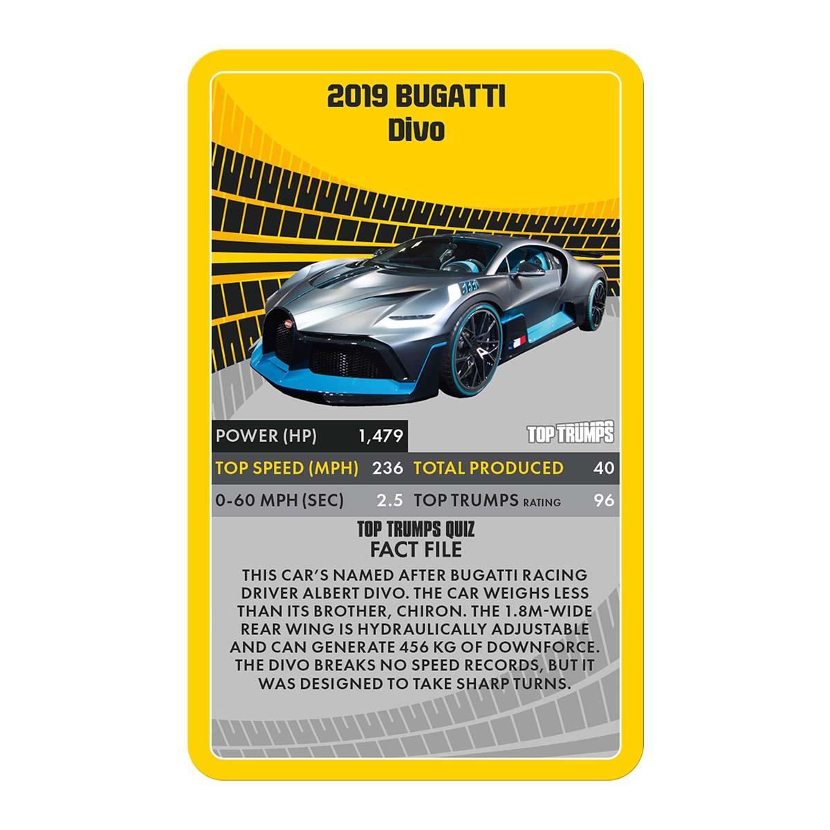 Supercars Top Trumps Card Game | Winning Moves UK