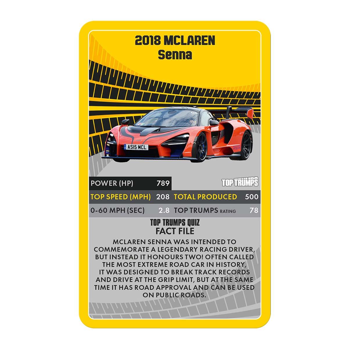 Supercars Top Trumps Card Game | Winning Moves UK