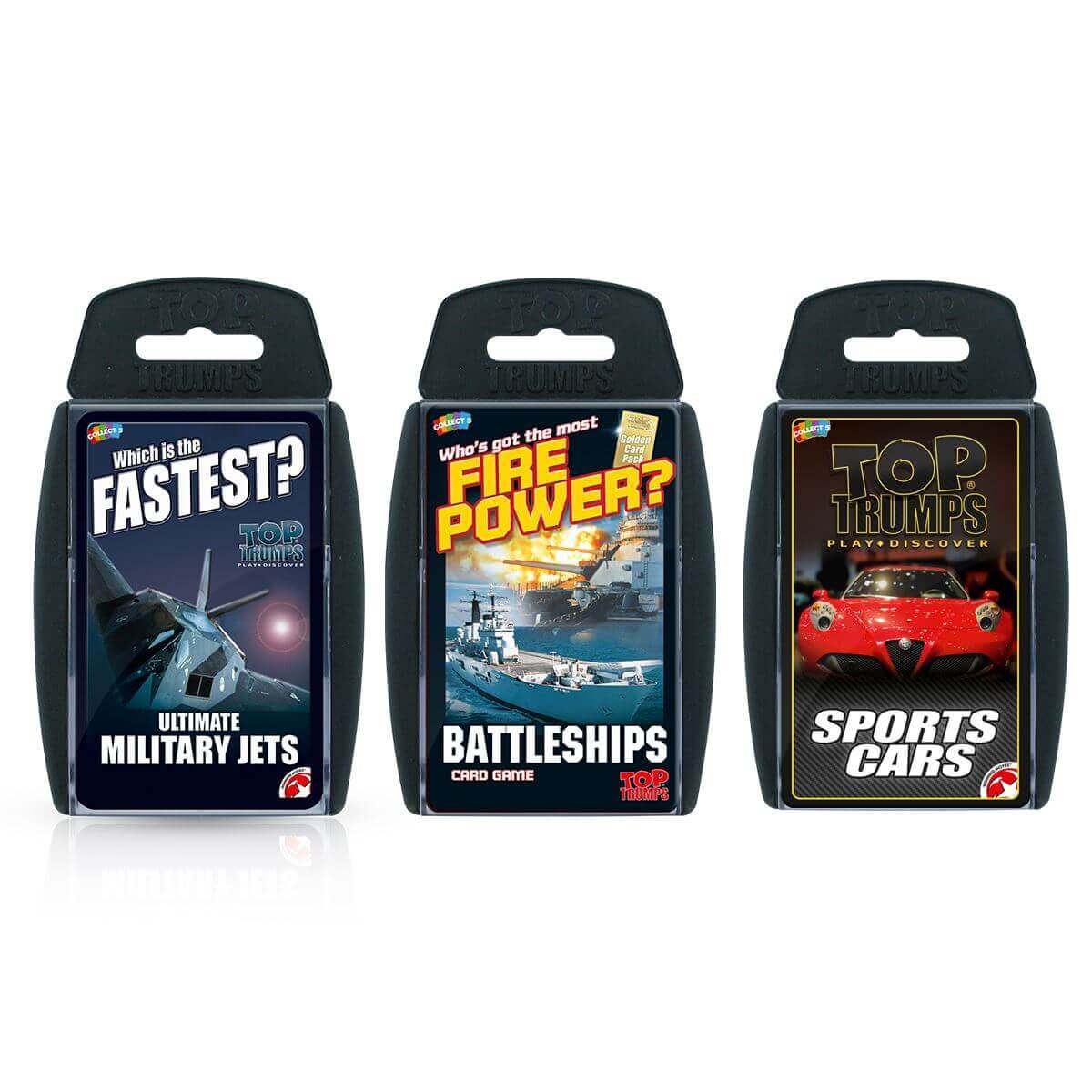 Mechanical Marvels Top Trumps 3 Pack Card Game Bundle