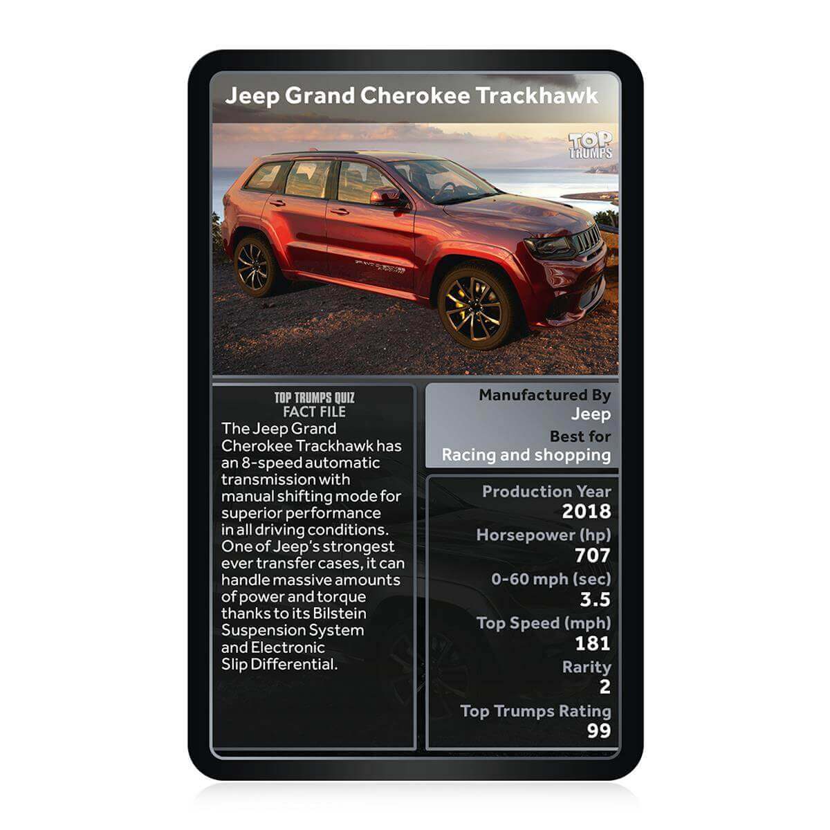 Ultimate 4x4 Vehicles Top Trumps Card Game | Winning Moves UK