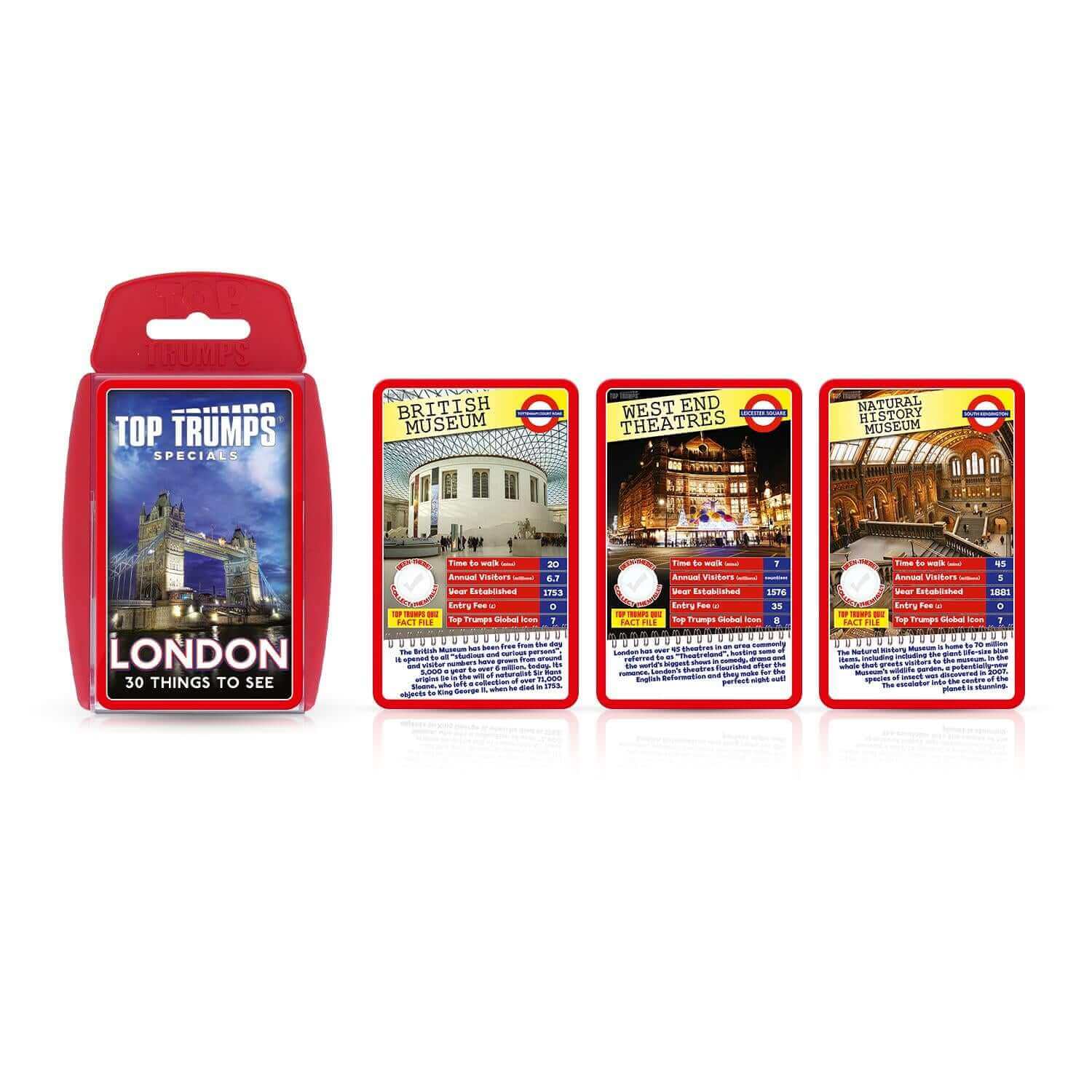 London 30 Things to See Top Trumps Card Game