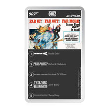 Load image into Gallery viewer, James Bond Top Trumps Quiz Game Card Game
