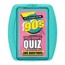 Load image into Gallery viewer, 1990&#39;s Top Trumps Quiz Card Game

