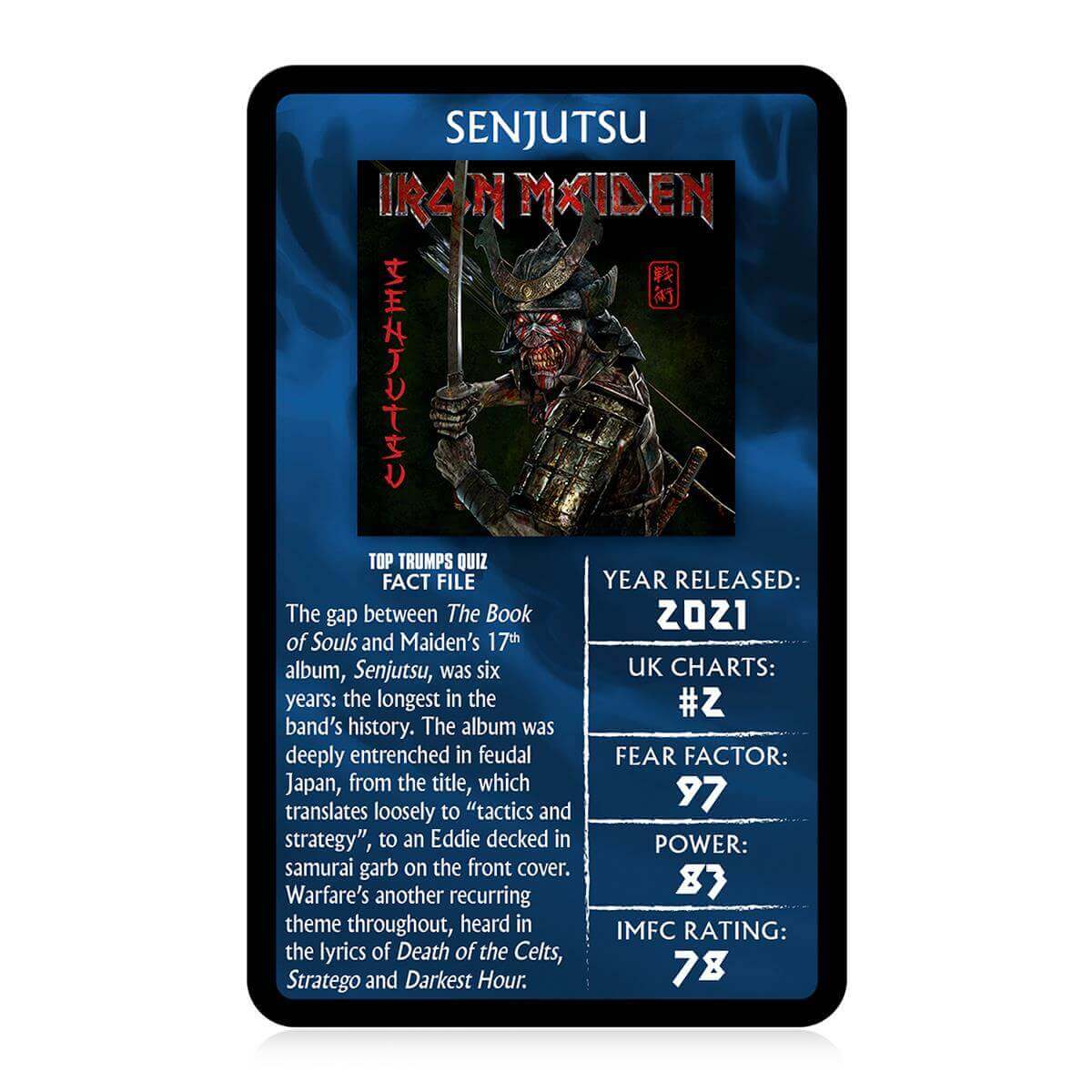 Iron Maiden Top Trumps Card Game | Winning Moves UK