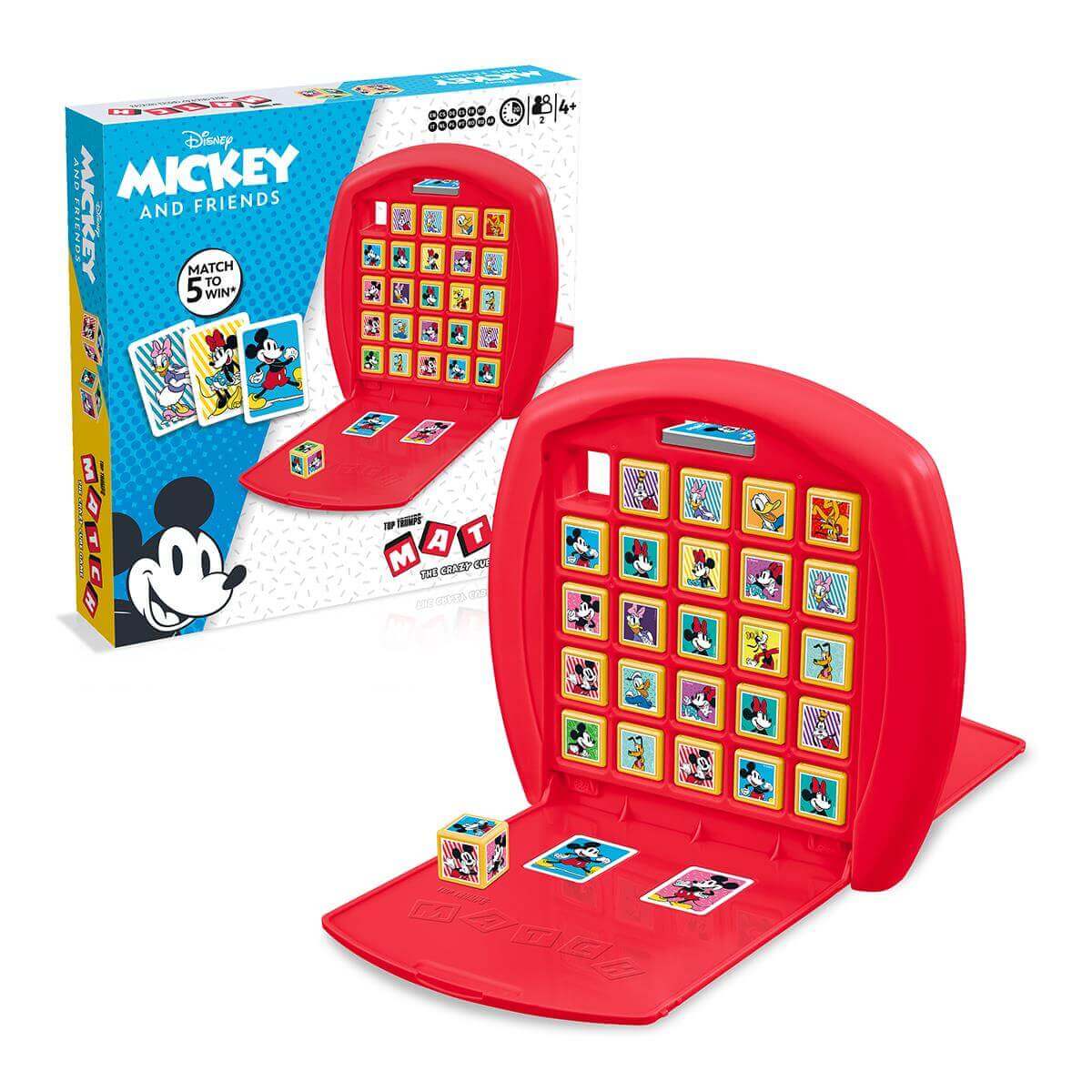 Mickey & Friends Top Trumps Match - The Crazy Cube Game