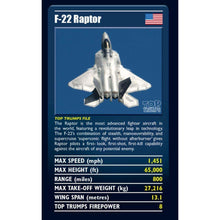 Load image into Gallery viewer, Ultimate Military Jets Top Trumps Card Game
