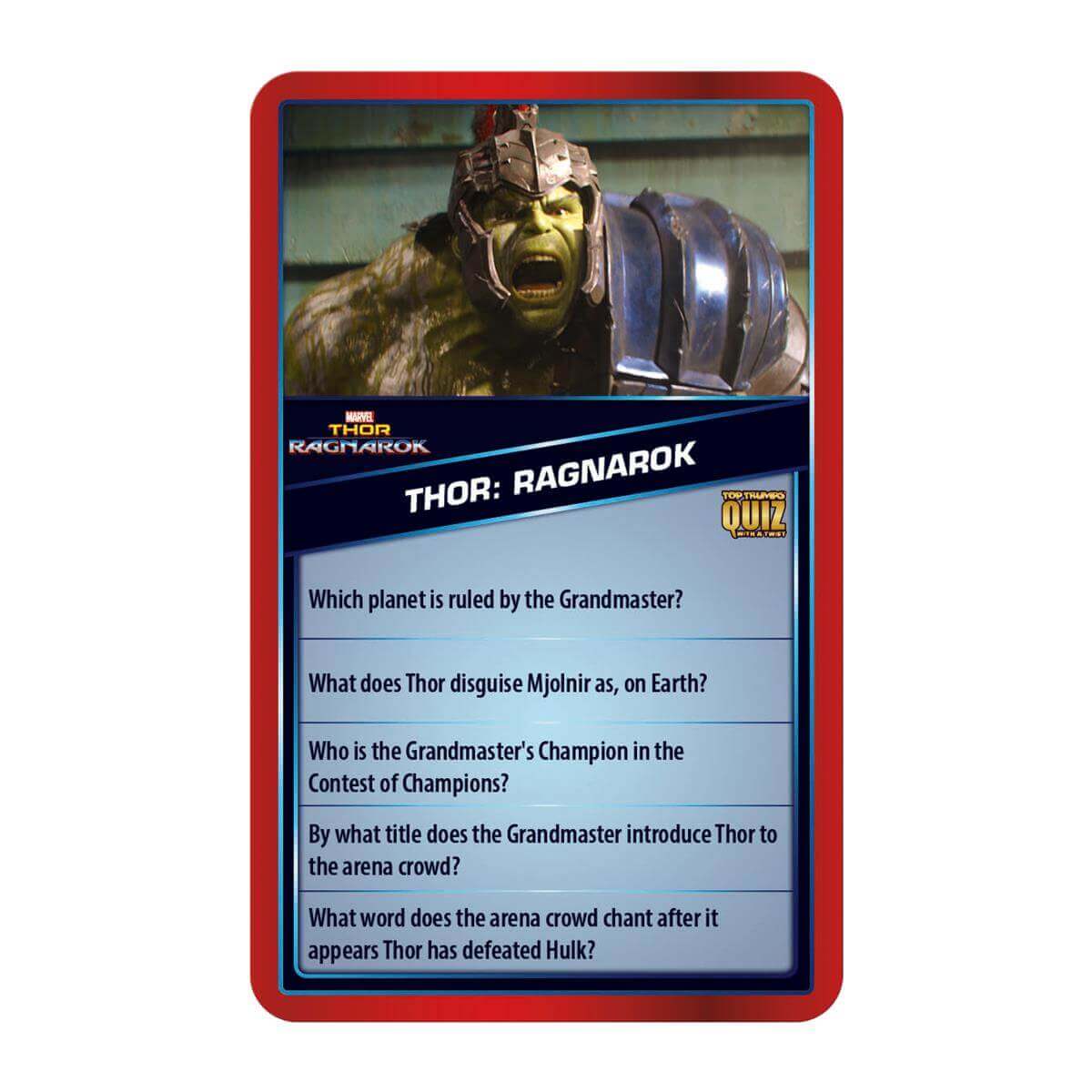 Marvel Cinematic Universe Top Trumps Quiz Card Game | Winning Moves UK