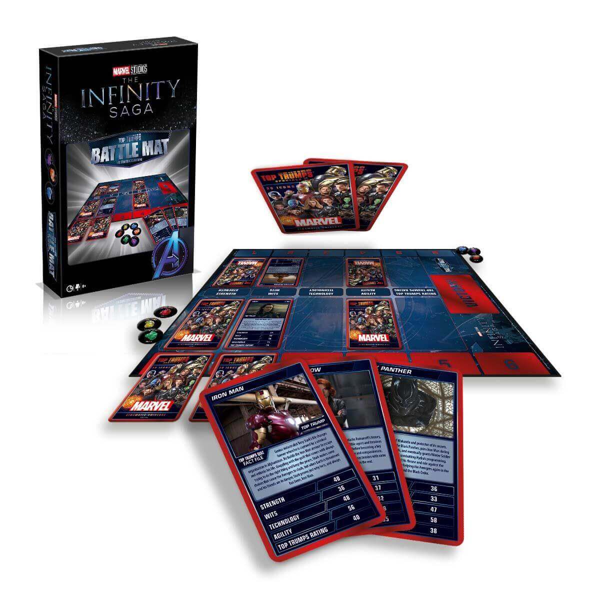 Marvel Top Trumps Battle Mat Card Game | Winning Moves UK