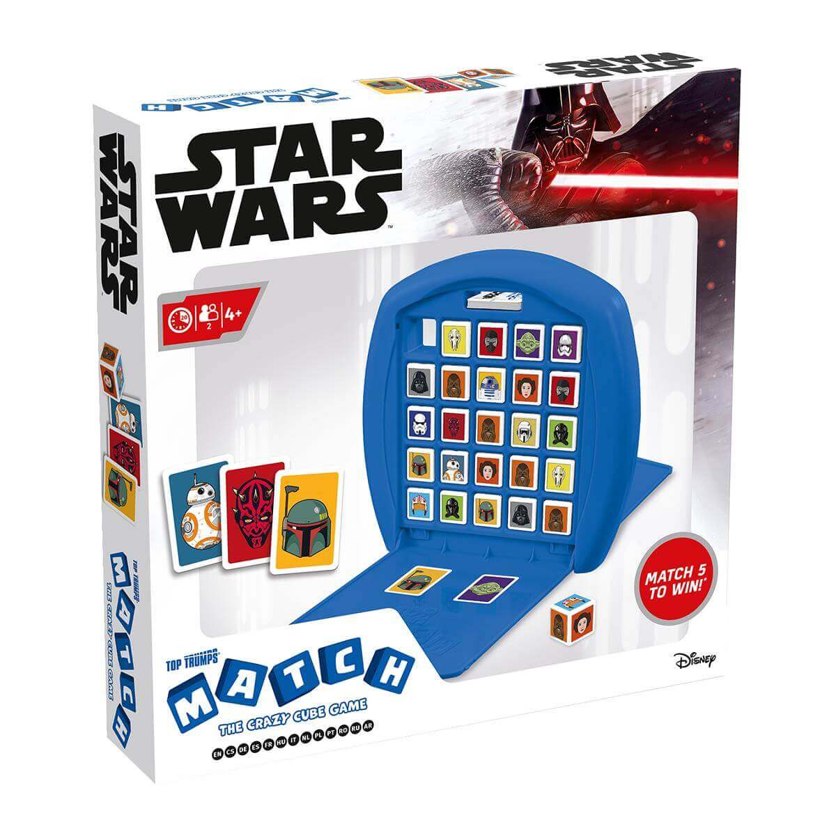 Star Wars Top Trumps Match - The Crazy Cube Game | Winning Moves UK