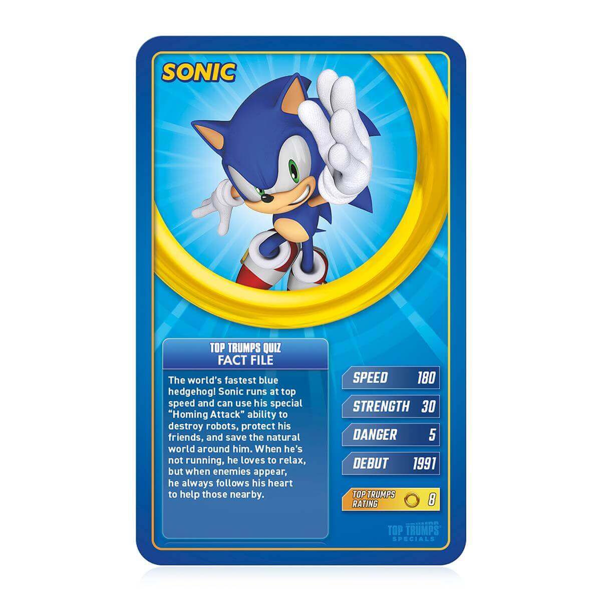 Sonic Top Trumps Card Game | Winning Moves UK